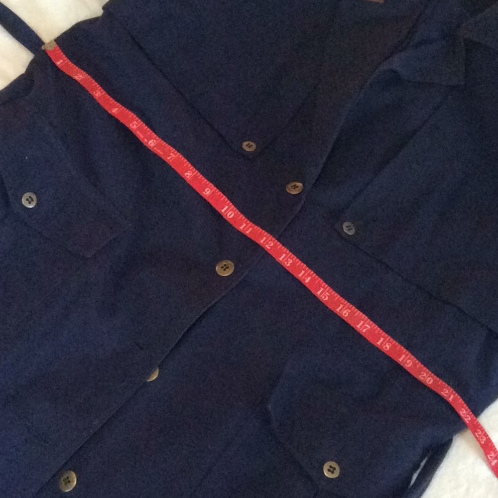 Vintage Together! Military Style Long Trench Coat - Picture 6 of 11